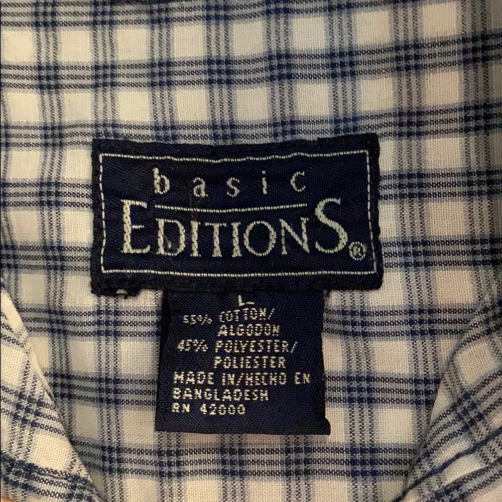 Men’s Basic Edition button down shirt